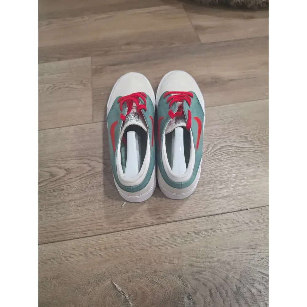 Nike SB Zoom Stefan Janoski Canvas RM Sage Fire White Red Size 10 AR7718-102